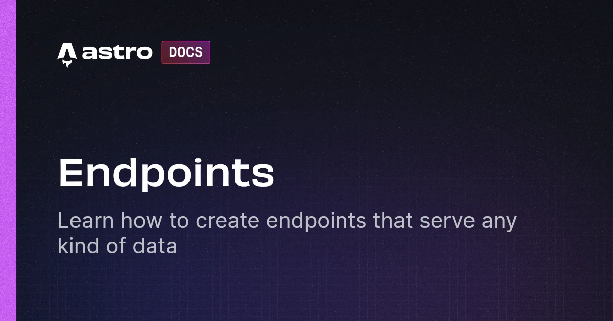 Endpoints