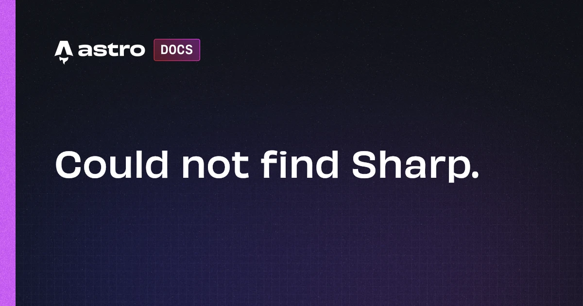 Could not find Sharp.